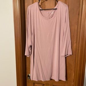 Lane Bryant 3/4 Sleeve Lilac Top